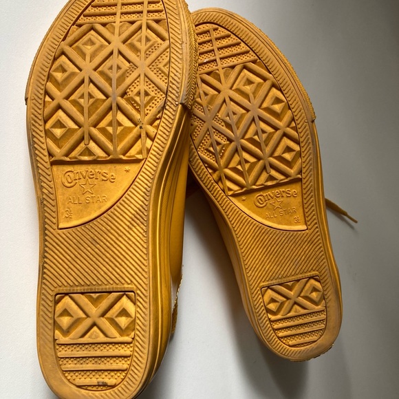 CONVERSE CHUCK TAYLOR ALL STAR RUBBER OX YELLOW/ YELLOW - Picture 6 of 7